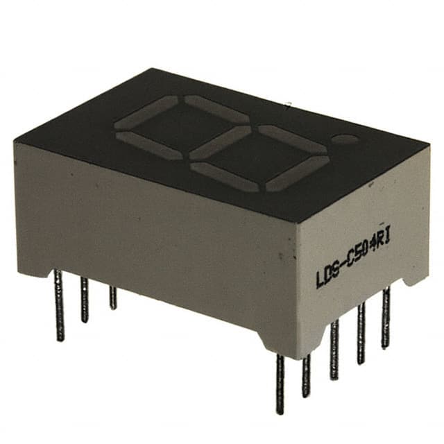 LDS-C504RI DISPLAY 7-SEG 0.5" SGL RED 10DIP