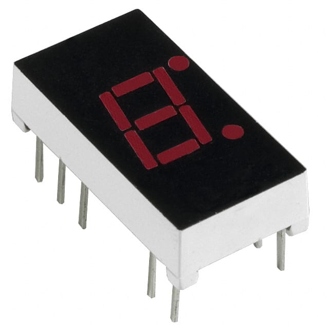 MAN71A LED 7-SEG SGL CA RED RHDP .3"