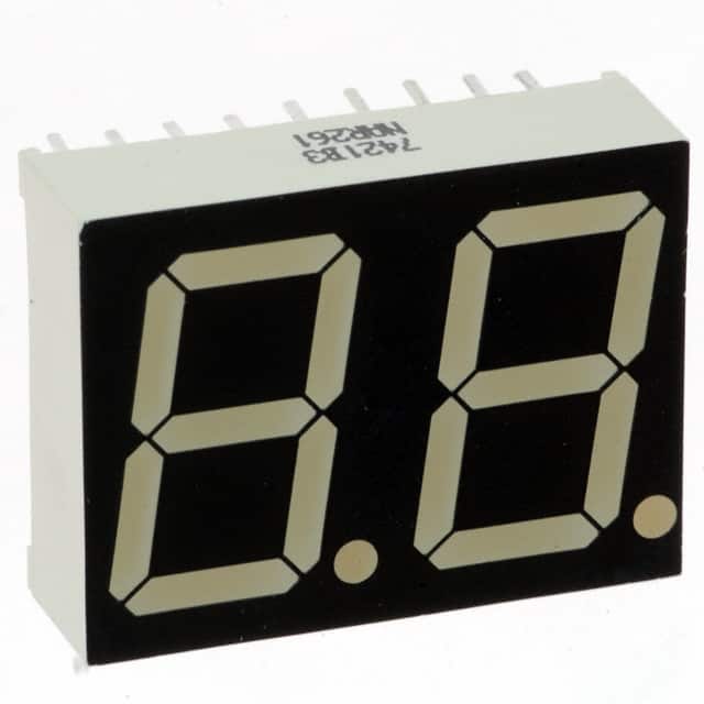 NAR261B DISPLAY 7-SEG 0.6" DBL RED 18DIP