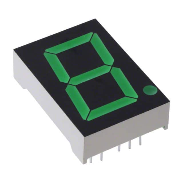 NAG105PB DISPLAY 7-SEG 1" SGL GREEN 14DIP