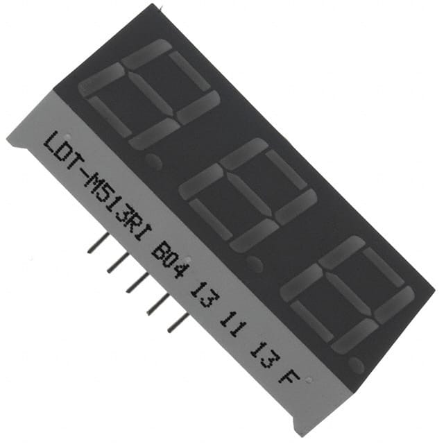 LDT-M513RI DISPLAY 7SEG 0.56" TRP YLW 12DIP