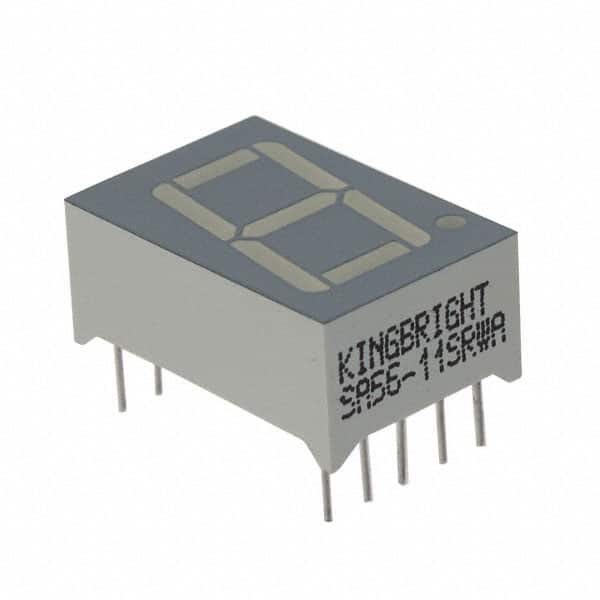 SA56-11SRWA DISPLAY 7SEG 0.56" SGL RED 10DIP