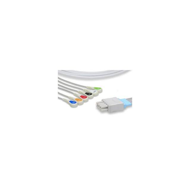LW-28100MX/6A ECG LEADWIRES Replacement for Amc LW-28100MX/6