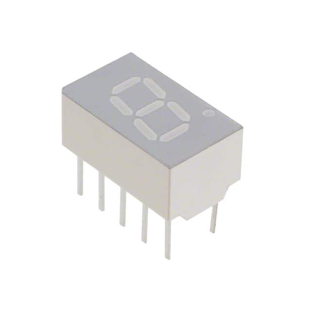 HDSP-7401-DE000 DISPLAY 7-SEG 0.3" SGL YLW 10DIP