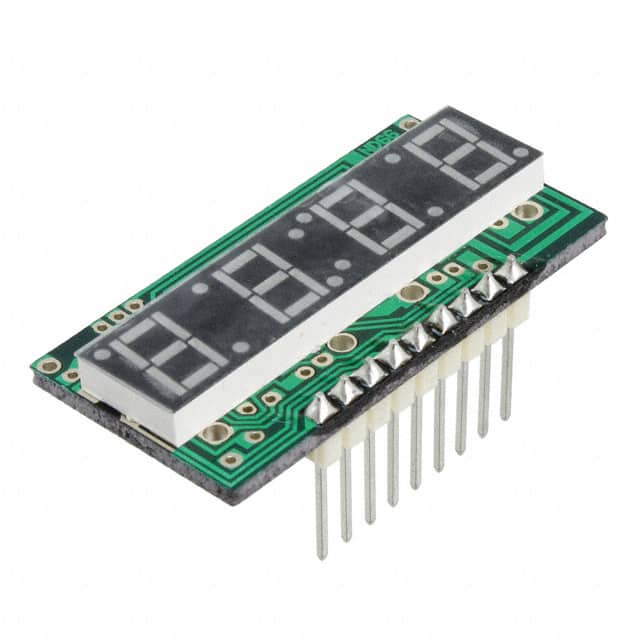 LTM-8328PKR-04 DISPLAY 7-SEG 0.3" QUAD RED 9SIP