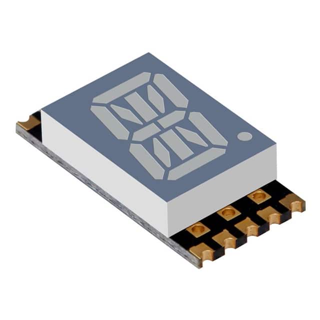 XZFABBA10A DISPLAY 14SEG 0.4" SGL BLU 16SMD