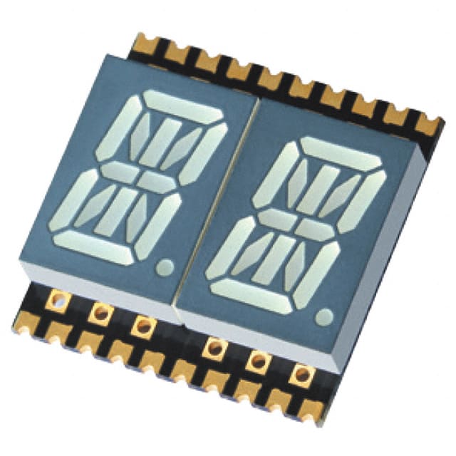 XZFABBA10A2 DISPLAY 14SEG 0.4" DBL BLU 32SMD