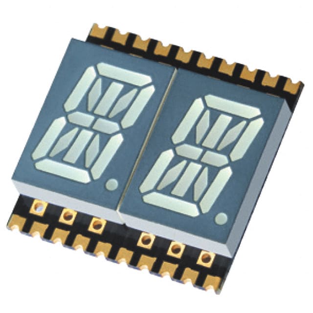 XZFABBA10C2 DISPLAY 14SEG 0.4" DBL BLU 32SMD