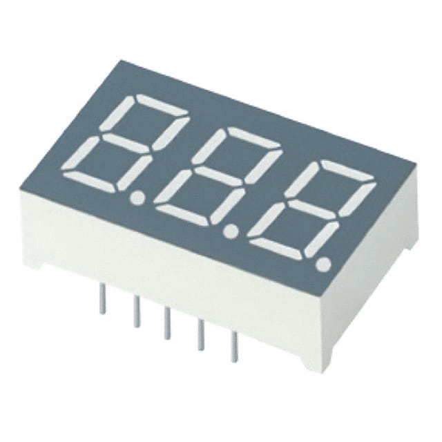 XDMR09C3 DISPLAY 7SEG 0.36" TRP RED 12DIP
