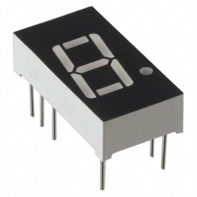 VAOS-A402S9-BW/50 DISPLAY 7-SEG 0.4" SGL RED 14DIP