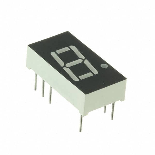 VAOS-C402S9-BW/50 DISPLAY 7-SEG 0.4" SGL RED 14DIP