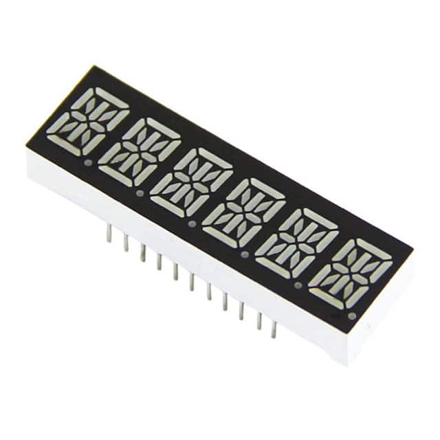 104990117 DISPLAY 14-SEG 0.4" 6 DIGIT RED