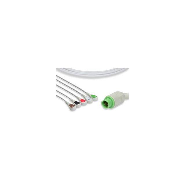 CI-700E-5 DIRECT-CONNECT ECG CABLES Replacement for Fukuda Denshi CI