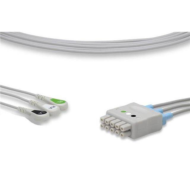 LOGIQ 7 ECG LEADWIRES SNAP Replacement for Ge Healthcare Lo