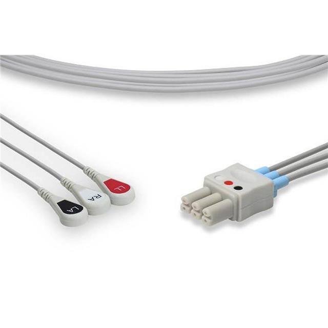 LM3-90S0 ECG LEADWIRES Replacement for Draeger LM3-90S0