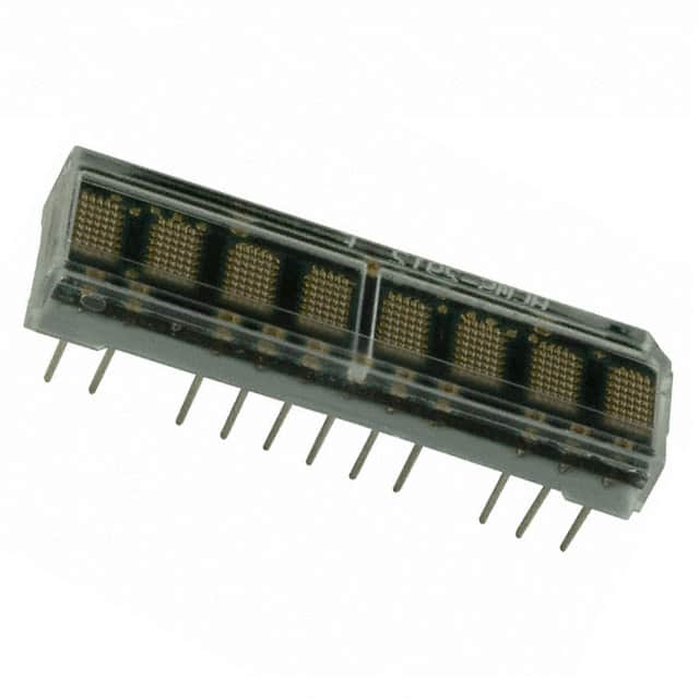 HCMS-2913 LED DISPLAY 5X7 8CHAR 3.8MM GRN