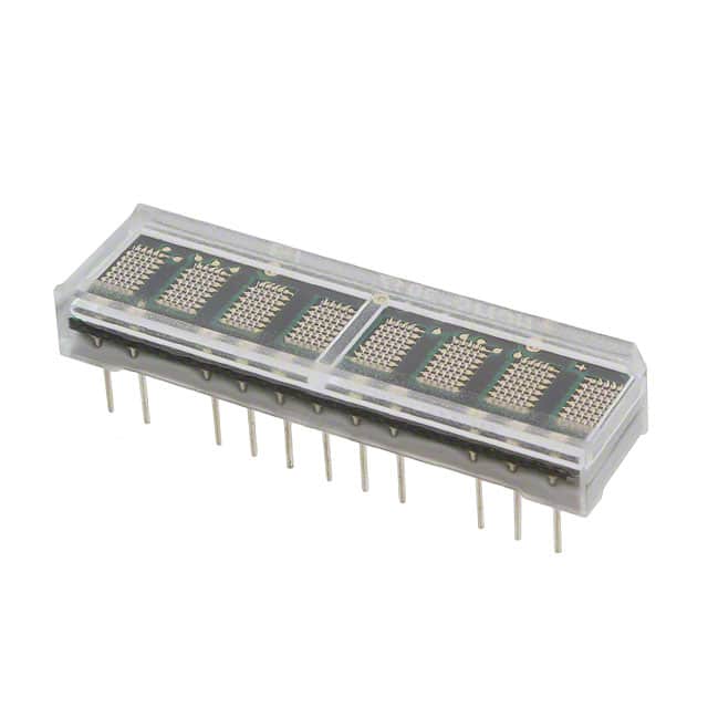 HCMS-3911 LED DISPLAY 5X7 8CHAR 3.8MM YLW