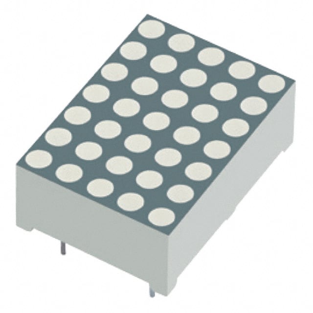 XMUY18C LED DOT MATRIX 5X7 0.7" YLW CC