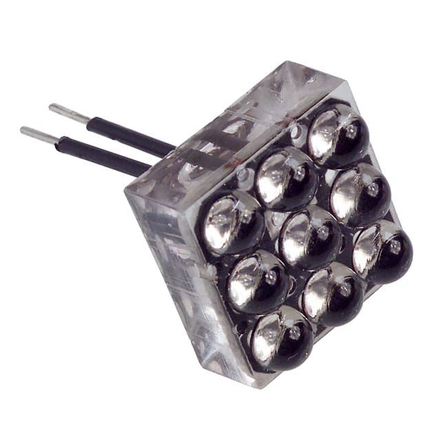SSP-LXS0672S9 LED 17MM SQR 9LED-CLUSTER SUPGRN