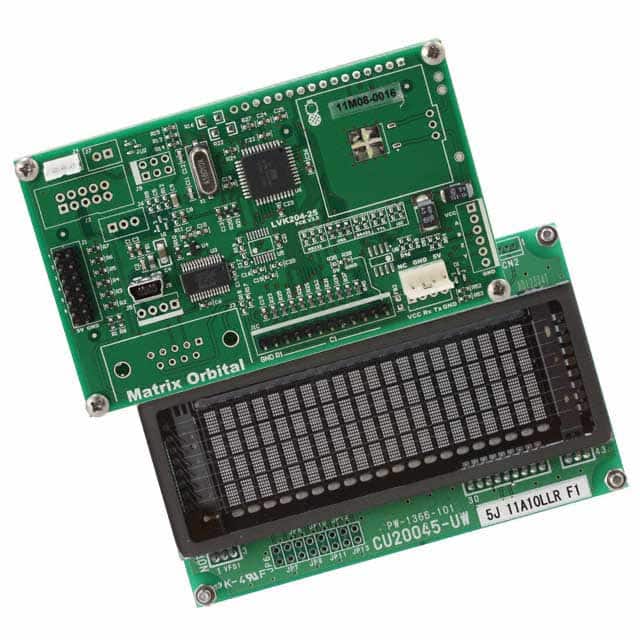 VK204-25-USB 4X20 VFD DISPLAY USB  BLU/GRN