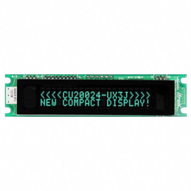 CU20024-UX3J VFD CHARACTER 20X2 3.57MM