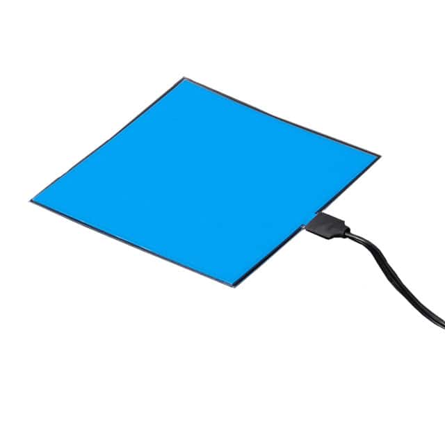 624 PANEL ELECTROLUM EL 10X10CM BLUE