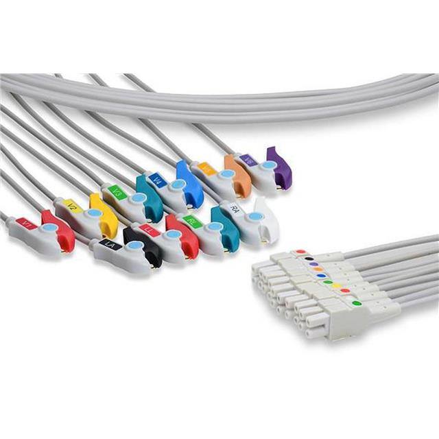 CARDIOSOFT EKG LEADWIRES PINCH/GRABBER Replacement for Marquette Cardio