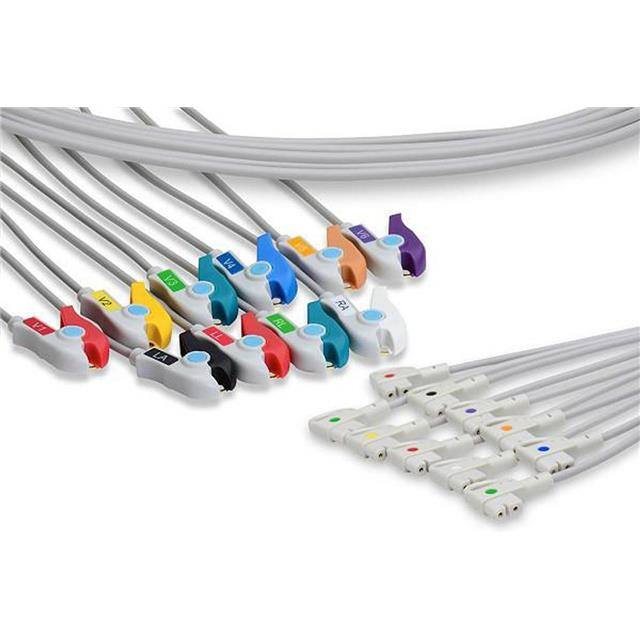 TRIM EKG LEADWIRES PINCH/GRABBER Replacement for Philips Trim Ekg