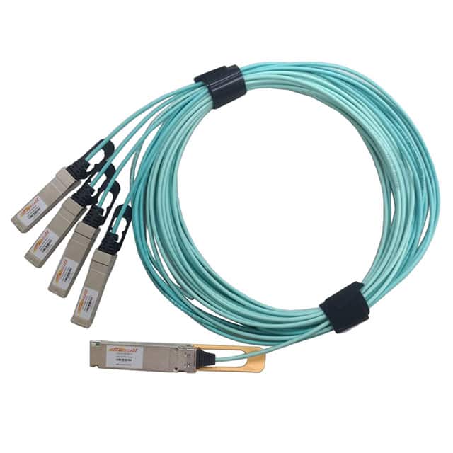 TQS-214H8-XCQ10 QSFP28, 100GBASE-AOC FANOUT, INF