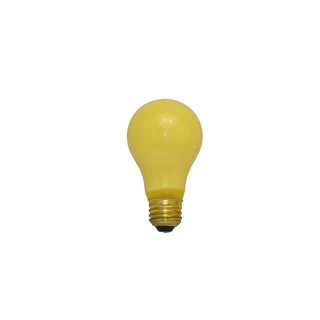 2PAK:WW-0JG7-0 25W A19 YELLOW BUG 130V