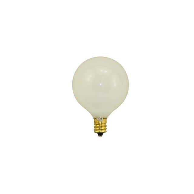 4PAK:WW-72FE-4 40W 120/130V WHITE CANDELABRA E1