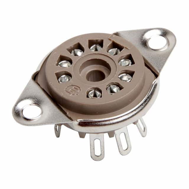VT9-ST-1 9 PIN MINI SOCKET BOTTOM MOUNT