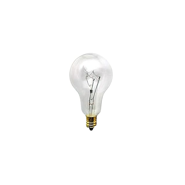 2PAK:WW-41D3-9 60W A15 CLEAR E12 120/130V  FAN