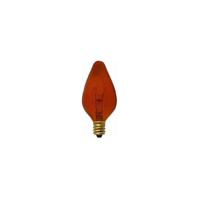 2PAK:WW-0ZTY-5 15W AMBER FLAME  CAND. BASE