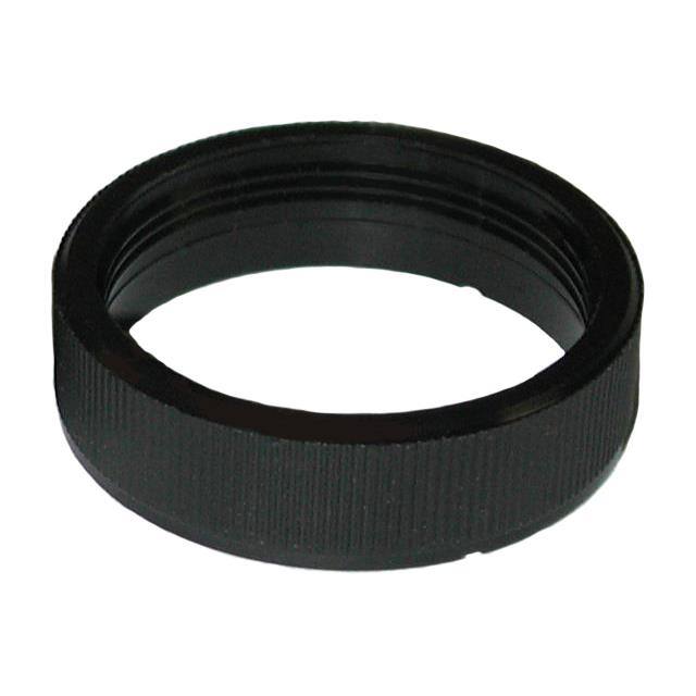 BNR1 NUT BLK ALUM KNURL