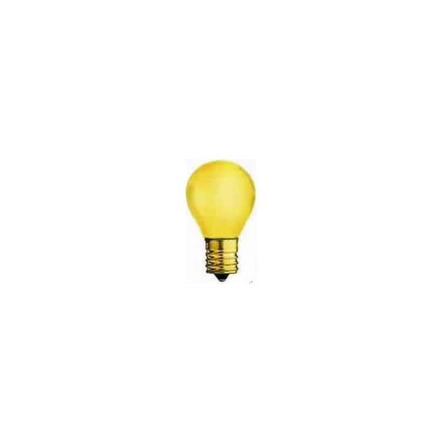 25PAK:WW-1277-8 10W 120V INTERMEDIATE E17 YELLOW