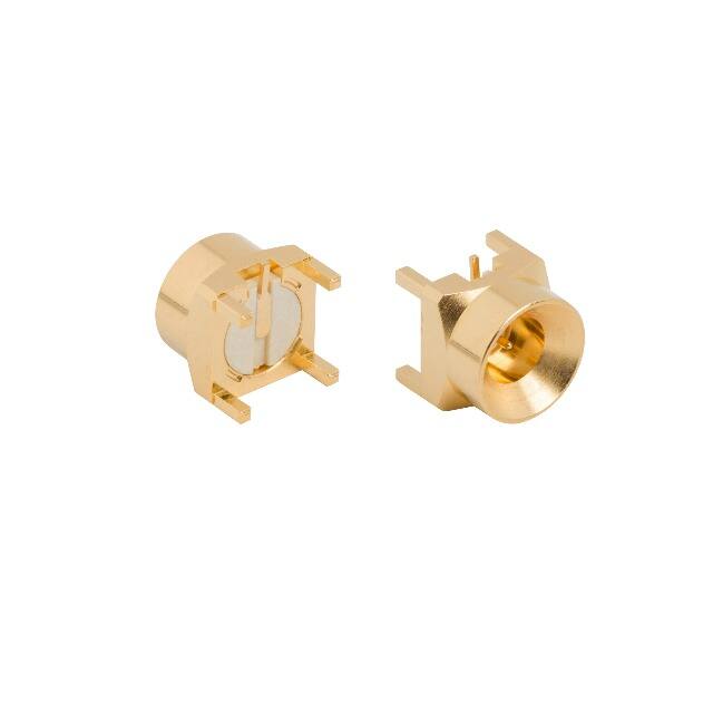 SMP-MSCM-PCS-10 SMP STRAIGHT PCB JACK THROUGH HO