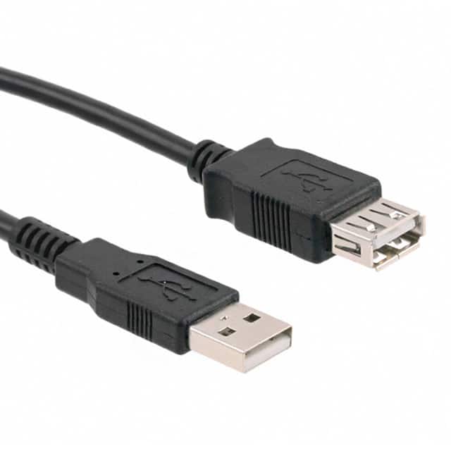 102-1010-BL-00300 CBL USB2.0 A RCPT TO A PLG 9.84'