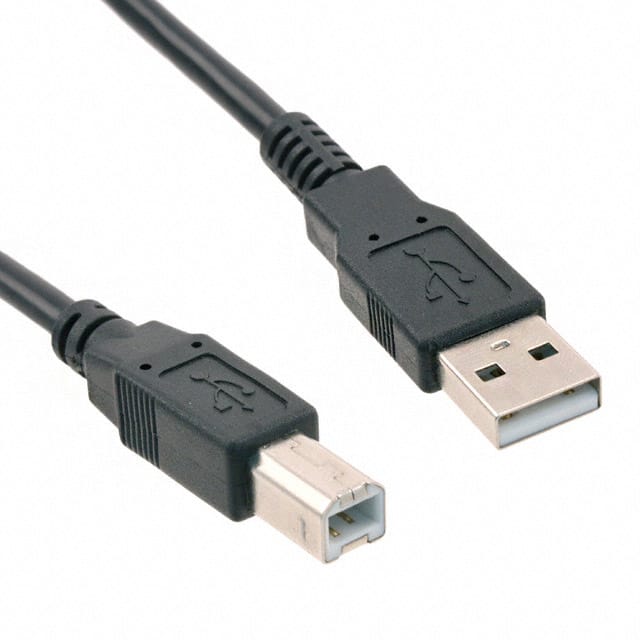 102-1030-BL-00100 CBL USB2.0 A PLUG TO B PLG 3.28'