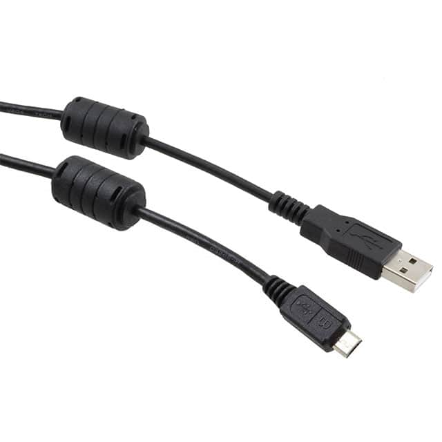 102-1092-BL-F0100 CBL USB2.0 A PLG-MCR B PLG 3.28'