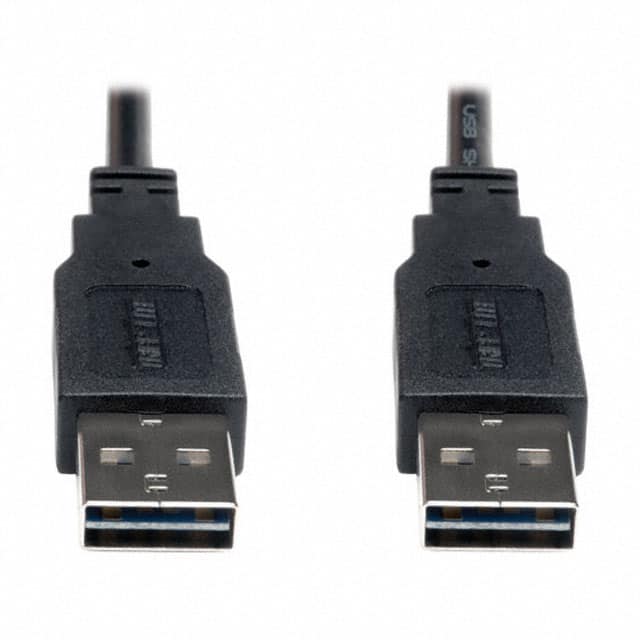 UR020-003 CBL USB2.0 A PLUG TO A PLUG 3'