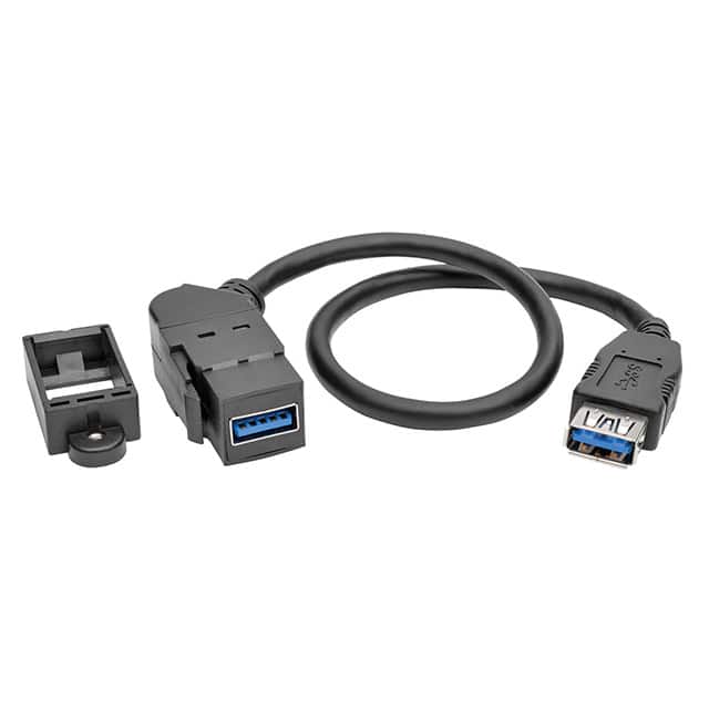 U325-001-KPA-BK CABLE A RCPT TO A RCPT 1'