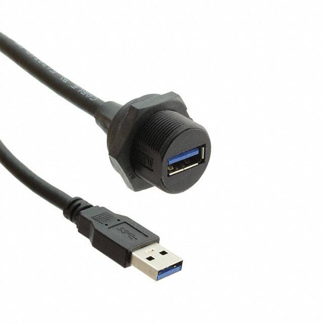 UA-30PMFL-LC7B30 CBL A RCPT-A PLUG W/COUPL 0.98'