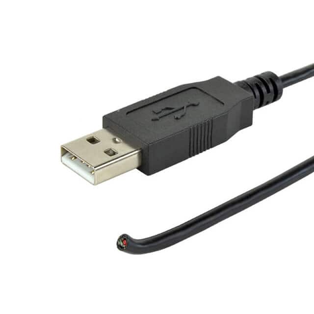 CBL-UA-BC-1 CBL USB2.0 A PLUG TO OPEN 3.28'