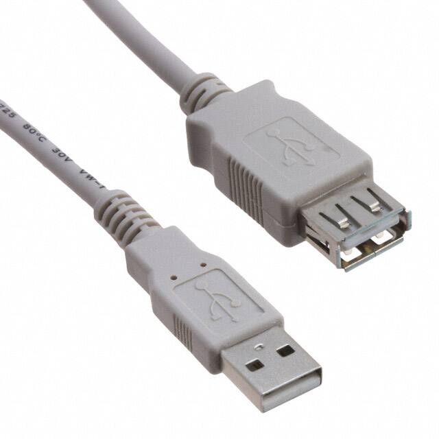 AK669/2-18 CBL USB2.0 A RCPT TO A PLUG 5.9'