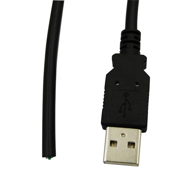 SC-2ADK003F CBL USB2.0 A PLUG TO OPEN 3'