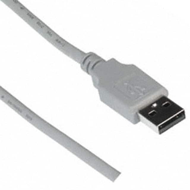 AK670/2-OE CBL USB2.0 A PLUG TO OPEN 6.56'