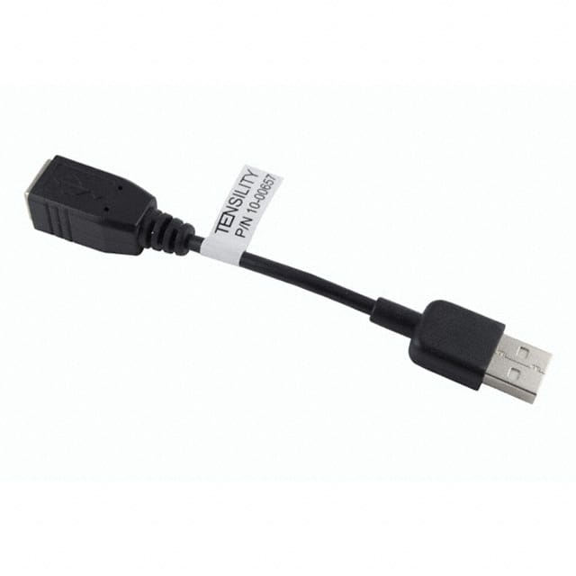 10-00657 CBL USB2.0 B RCPT TO A PLG 0.33'