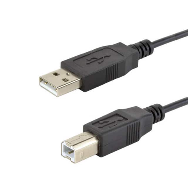 CBLT-UA-UB-1 CBL USB2.0 A PLUG TO B PLG 3.28'