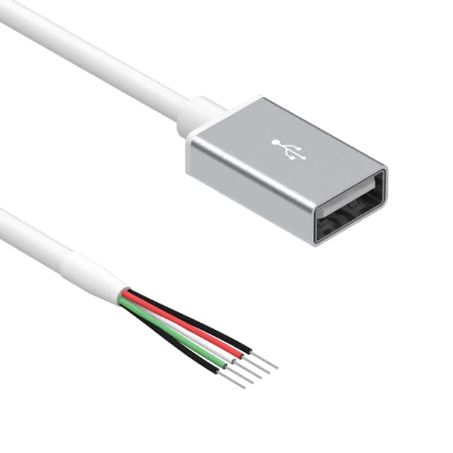 10-02354 CBL USB2.0 A RCPT TO OPEN 3.28'